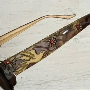 Judith Lieber Creamy Crystal Rare Sunglasses Handmade in Italy Never Used s_wp_623b97596914128aba9fea49.webp main image 2